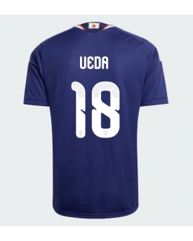 Billige Fotballdrakt Japan Ayase Ueda #18 Replika Hjemmedrakt VM 2026 Kortermet Billige Fotballdrakt Japan Ayase Ueda #18 Replika Hjemmedrakt VM 2026 Kortermet